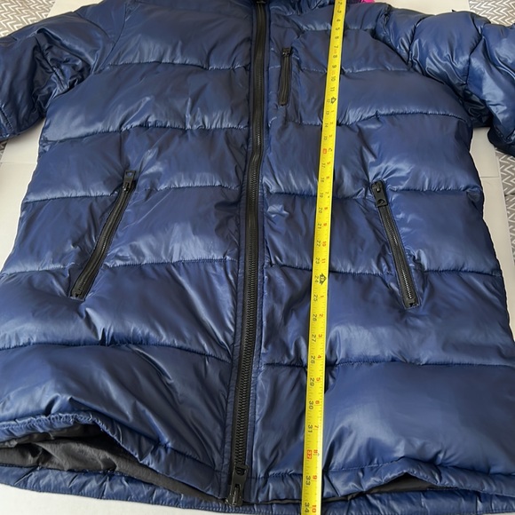 GUESS Puffer Coat Winter Jacket Men's hooded Full Zip Mens Large - Picture 13 of 16
